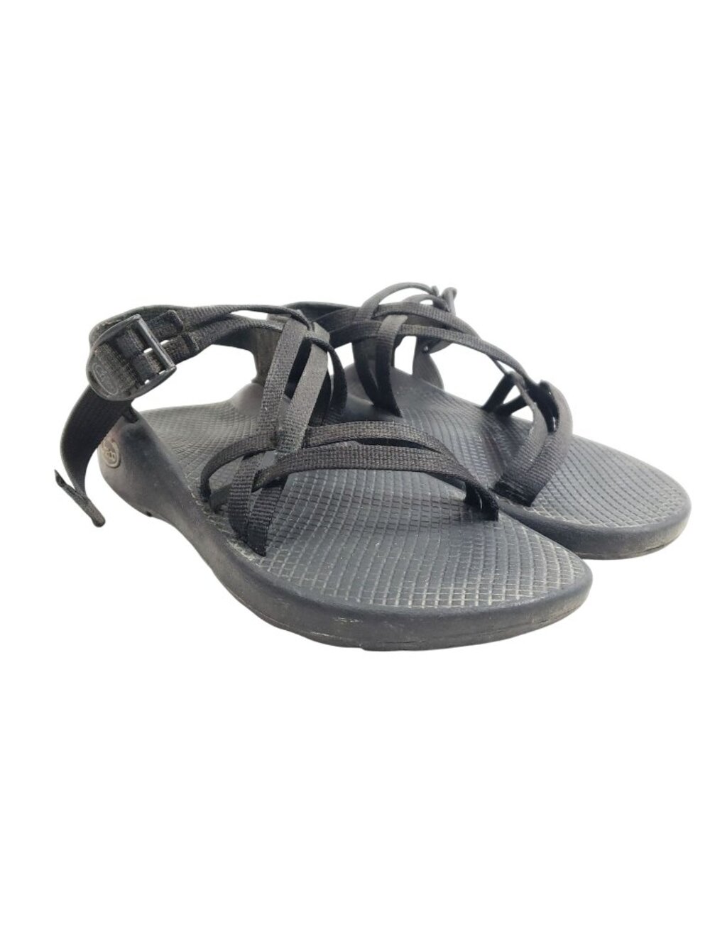 Chaco Womens Size 8 ZX/2 Black Adjustable Strap Outdoor Sandals